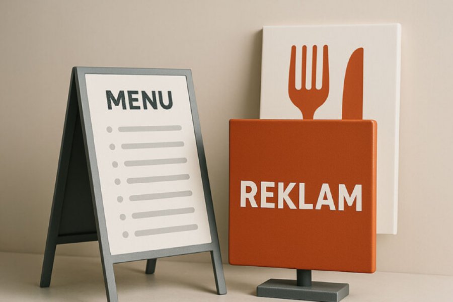 Restoran ve Kafeler İçin Foreks ve Fotoblok Baskı Kullanımı | Menü ve Reklam Çözümleri